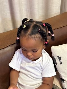 Toddler Girl Hairstyles, Baby Hairstyle, Baby Girl Hairstyles Curly, Toddler Hairstyles, Cute Black Babies, Toddler Hairstyles Girl, Hair Kids, Easy Hairstyle