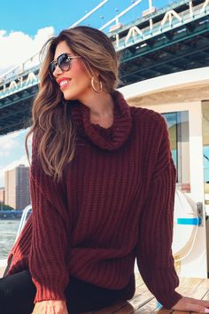 PREORDER-Cabin Fever Cowl Neck Sweater Chunky Knit Cowl, Neoprene Tote, Cabin Fever, Knit Cowl, Cowl Neck Sweater, Chunky Sweater, Knitting Materials, Cozy Sweaters, Hottest Trends