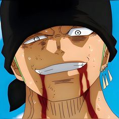 #onepiece #luffy #zoro #roronoa #strawhat Zoro Lost, Zoro Face, Zoro Eyes, Zorro Roronoa, Zoro Pfp, Roronoa Zoro Anime, Zoro Icons, Creepy Smile