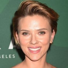 Hair, Face, Eyebrow, Hairstyle, Chin, Forehead, Lip, Nose, Head, Skin, #hairstylist #haircolor #haircut Celebrity Pixie Cut, Hair Lights, Frankie Sandford, Jennie Garth, Maggie Gyllenhaal, Bethenny Frankel, Elsa Pataky, Katherine Heigl, Evan Rachel Wood