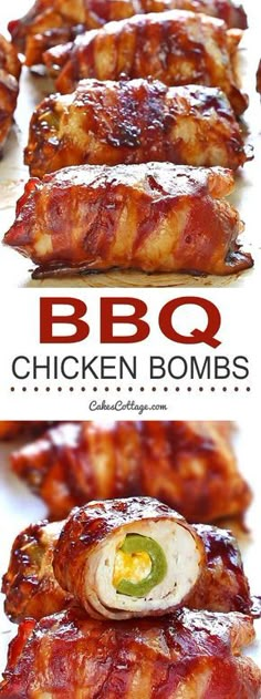 Get your tastebuds ready for a Bacon BBQ Chicken Bombs, it has chicken, cheese, bbq sauce, bacon and jalapeno...and yes, it's as good as you are dreaming it is! Bacon Bbq Chicken, Relish Recipes, Bbq Bacon, Keto Pancakes, Camping Meals, Bbq Chicken, Bbq Recipes, Bbq Sauce, Grilling Recipes