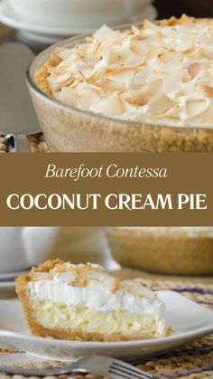 Barefoot Contessa Coconut Cream Pie Smitten Kitchen Coconut Cream Pie, Best Coconut Cream Pie Recipe Ever, Ina Garten Pie Crust, Mile High Coconut Cream Pie, Coconut Cream Pie Meringue, Martha Stewart Coconut Cream Pie, Homemade Coconut Cream Pie With Meringue, French Coconut Custard Pie, Coconut Crème Pie Recipe