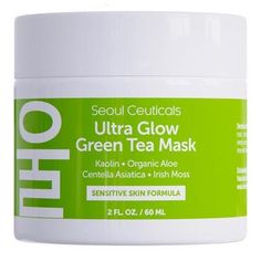 Experience the rejuvenating results of this spa face mask rich in natural ingredients, soothing antioxidants and plant extracts for visibly glowing skin. Expertly formulated to target all major signs of premature aging, this paraben-free anti aging face mask for skin fights dehydration and dryness and soothes sensitive redness, irritation and acne breakouts. Soothing and gently refreshing, this antioxidant rich cream face mask is extremely effective as a fragrance-free, Korean skincare calming f Face Mask Skincare, Tea Face Mask, Face Mask Korean, Face Mask Cream, Vegan Face Mask, Green Tea Face Mask, Anti Aging Face Mask, Face Masque, Green Tea Facial