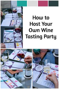 how to host your own wine tasting party with free printable menus and instructions