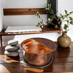 Indulge in a rejuvenating foot soak with this hand-hammered copper foot spa bowl, designed to bring luxury and wellness to your home or spa. The warm, earthy tones of the copper are complemented by its natural antimicrobial properties, making it both beautiful and functional. This set comes with a removable footrest, providing added comfort during your soak and making it easy to customize your relaxation experience. With its artisanal craftsmanship and timeless design, this bowl elevates any sel Feet Spa At Home, Foot Spa At Home, Copper Pedicure Bowl, Foot Spa Chair, Spa Bowl, Pedicure And Manicure, Natural Antimicrobial, Ayurvedic Spa, Spa At Home