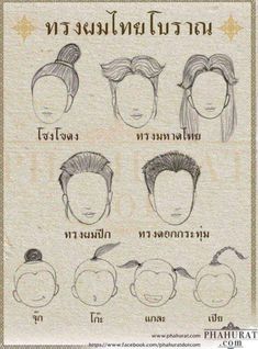 the hairstyles for men with different hair types and shapes are shown in this drawing