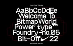 an old computer screen with the words, abcbcde welcome to primap world power type