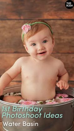 There's no better way to capture the special moments of a 1 year old than with a photoshoot! 📸 Start with a Water Basin and then click here for more inspiration! 🎉 #thebash #baby1stbirthday #firstbirthdaypictures #babyphotoshoot #babyphotoinspo #familyphotoinspo #photoinspiration #photoideas #babyphotoshootideas #baby'sfirstbirthday #1stbirthday #1stbirthdayphotoshoot #familyphotoshoot #newbornshoot #babyphotographer #waterbasin 1 Year Birthday Photoshoot Outdoor, 1st Birthday Photography Outdoor, 1 Year Birthday Photoshoot Beach, 1st Birthday Beach Photoshoot, First Birthday Creek Pictures, 1 Year Baby