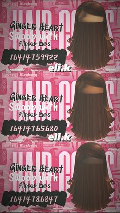 three different types of hair are shown on pink paper with black and white writing in the background