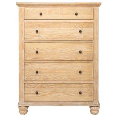 a wooden dresser with four drawers