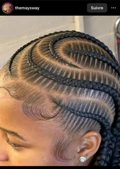 Corn Row Braids Black Women Natural Hair, Simple Cornrow Ideas Natural Hair, 6 Cornrow Braids, 6 Cornrows Braids Black Women, 8 Cornrows, Cornrows Hairstyles For Black Women, Cornrows With Natural Hair Only, Straight Back Braids Cornrows Hairstyles, Natural Twist Styles