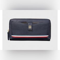 Nwt Tommy Hilfiger Navy Two In One Wallet With Removable Credit Card Holder Tommy Hilfiger Wallet, Tommy Hilfiger Bags, Checkbook Wallet, Red Wallet, Handbag Wallet, Tommy Hilfiger Women, Credit Card Holder, Clutch Wallet, Wallets For Women