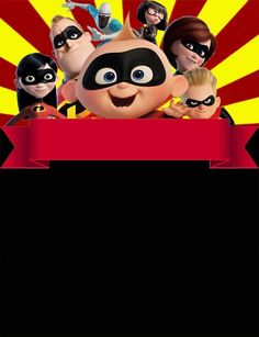 an animated movie poster with the characters from incredible little hero