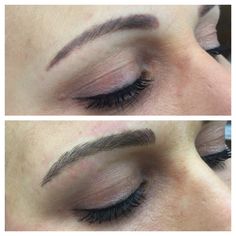 Correcting the colour and shape of an existing brow tattoo The Colour, Tattoos, Color