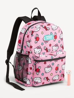 Girls' Back To School Shop | Old Navy Sanrio Backpack For School, Sanrio Products, Hello Kitty Canvas, Best Backpacks For School, Sanrio Backpack, Hello Kitty Backpack, Kawaii Cat Drawing, Bday List, Sanrio Stuff