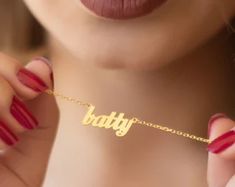 14K Handmade Personalized Name Jewelry by EliffPersonalized