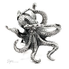 Colossal Octopus Ring Octopus Ring, Into The Abyss, Native American Rings, Artisan Bracelets, The Abyss, Locket Charms, Crystal Accessories, Opal Bracelet, Crystal Necklace Pendant