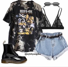 Edgy Fashion Summer, 2023 Winter Outfits, Outfits Fall Aesthetic, Fall Aesthetic Outfit, Alt Clothes, Female Outfits, Mode Hippie, Outfits 2023, Edgy Style