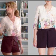 Retail $295 Ted Baker Size 1 Kamala Wispy Meadow Romper Playsuit Seen On Tv Worn By Petra From Jane The Virgin Ted Baker Ted Baker London Petra Salono, Petra Outfits, Petra Solano, Ceo Style, Yael Grobglas, Female Ceo, Fashion Movies, Working Wardrobe, Tv Outfits