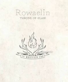 the cover to rowan's album throne of glass, which is written in black and white