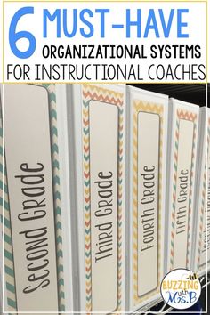 the six must have organization systems for instructional coaches