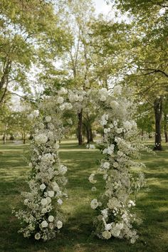 White Floral Ceremony Arch Outdoors Wedding Ceremony Floral Arch, Greenery Ceremony, Floral Wedding Ceremony, Lawn Wedding, White Wedding Arch, Willow Oak, Floristry Design