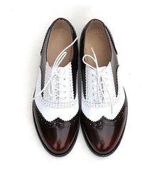 Vintage Genuine Leather Oxford Brogues - 9 Styles