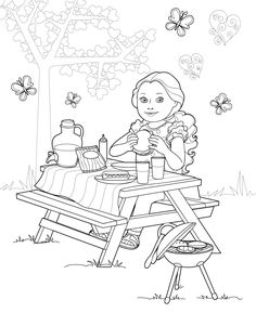 Doll Coloring Books | Our Generation Cool Coloring Pages, Art Lesson Plans