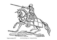 Tudor knight colouring page Knight Clipart, Knight On Horse, Knight Tattoo, Modern Graphic Art, Horse Tattoo, Scrapbook Art, Antique Illustration, Suit Of Armor, Clipart Black And White