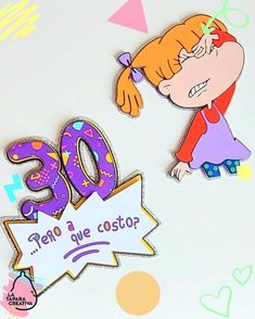 Angelica Rugrats, 30th Birthday Outfit, Angelica Pickles, 10 Birthday Cake, 30th Party, Birthday Ideas For Her, Happy Birthday Template, Jungle Birthday, 90s Party