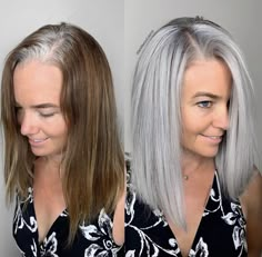 Gray Roots, Jack Martin, Professional Hair Color, Silver Highlights