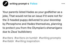 a twitter post about writing from the olympics