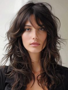 Layered Haircuts for Long Hair: Your Complete Guide to Revamping Your Tresses - Style US 70s Layered Hair Long Shag, 70s Layered Hair, Medium Layered Hair, Long Layered Haircuts, Short Hair Balayage