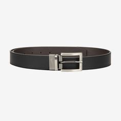 Throw on a belt that's as customizable as your style. Its reversible design allows you multiple wearing options, while the brushed nickel buckle adds a clean look to any outfit. Black Throws, Reversible Belt, Black Accessories, Mens Golf, Black Belt, Mens Belts, Brushed Nickel, Black Nikes, Leather Belt