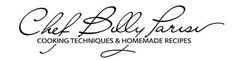 the logo for chef bill fara's cooking techniques and homemade recipes, which is featured in this article