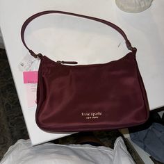 New With Tags Kate Spade Burgundy / Wine Red Shoulder Bag Purse Red Kate Spade Purse, Red Shoulder Bag, Red Purse, Red Purses, Burgundy Wine, Kate Spade Purse, Holiday Birthday, Birthday Gift Ideas, Kate Spade Bags