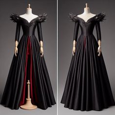 Vampire Outfit Female Aesthetic, Mafia Dress, Vampire Clothes, Gown Pictures, Dress Design Drawing, Fairy Dresses, Fancy Dresses Long