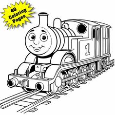 thomas the tank engine coloring pages for kids to print out and color on with markers