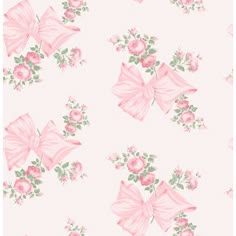 Enjoy the southern charm and soft femininity with this vintage-inspired design. Clusters of cabbage roses are loosely tied together with wide bows against a delicately tinted backdrop. Rosa Beaux is an unpasted, non-woven wallpaper. Features:Unpasted non woven material21-in repeat, straight matchWashable and strippableCovers about 56.4 square feetThis vintage-inspired design offers both soft femininity and Southern charm. Loopy bows loosely tie together clusters of cabbage roses. Part of the Lov Spot Wallpaper, Spotted Wallpaper, Pastel Bows, Mint Wallpaper, A Street Prints, Bow Wallpaper, Wallpaper For Sale, W Wallpaper, Cabbage Roses