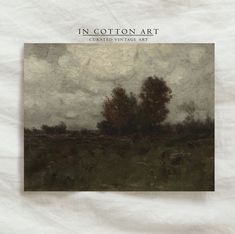 an image of a painting with the title in cotton art