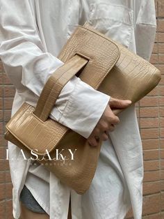 Lasaky - Urban Envelope Clutch Bag with Spacious Crocodile Embossed Design Envelope Clutch Bag, Embossed Design, Luggage Cover, Crocodile Pattern, Envelope Clutch, Wig Accessories, Arm Sleeve, Carry On Bag, Guinea Bissau