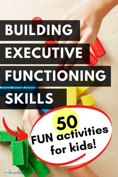 Executive Functioning Strategies, Occupational Therapy Activities, Executive Function, Executive Functioning Skills, Pediatric Occupational Therapy, Master List