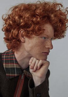 Red Copper Hair Color, Ginger Boy, Cute Ginger, Freckle Face, Drawing People Faces, Ginger Men, Pigtail Hairstyles