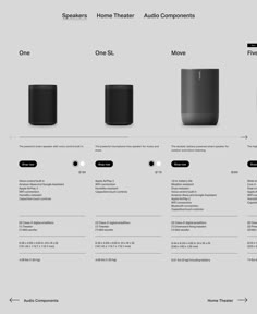 the home theater audio components are shown