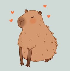 Cute capybara illustration cartoon style Capybara Drawing, Capybara Art, Capybara Cute, Capybara Sticker, Illustration Cartoon, Draw On Photos, Cartoon Style, Pictures To Draw