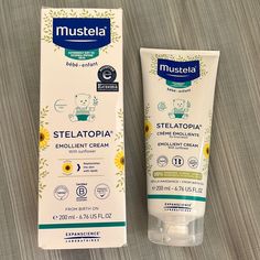 Mustela's Stelatopia Emollient Cream Is Specifically Designed For Newborns, Babies, And Toddlers With Extremely Dry And Eczema-Prone Skin. Our Cream Moisturizes, Replenishes, And Soothes Skin While Restoring And Protecting Your Little One’s Damaged Skin Barrier. The Light, Creamy Texture Is Easy To Apply, Absorbs Quickly, And Moisturizes Skin To Relieve Irritation, Itching, And Discomfort. Our Eczema Cream’s Fragrance-Free, Plant-Based Formula Is Enriched With A Blend Of Naturally Derived Ingred Damaged Skin Barrier, Baby Balm, Natural Calm, Soap For Sensitive Skin, Diaper Rash Cream, Rash Cream, Oatmeal Soap, Baby Milk