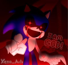 an animated image of a sonic the hedgehog holding his arm out in front of him