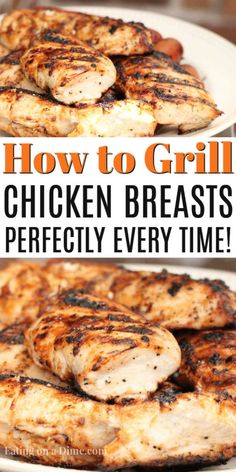 How To Grill Chicken, Grilled Chicken Breast Recipes, Best Chicken Marinade, Grilling Recipes Sides, Bbq Chicken Breast, Grill Chicken, Summer Grilling Recipes, Marinade Recipes