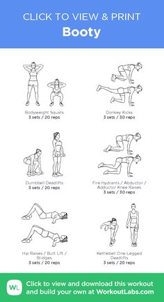 an exercise poster with instructions on how to use the body