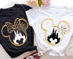 Cute Cheap Shirt For Disney Fan Events, Disney Vinyl Shirts Matching, 2022 Disney Shirts Svg, Mickey Mouse Matching Shirts, Mom And Daughter Disney Shirts Christmas, Cheap Crew Neck Shirt For Disney Fan Events, Her Mickey His Minnie Shirts, Minnie Mickey Shirts, February Disney Shirts